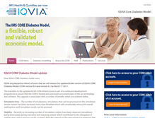 Tablet Screenshot of core-diabetes.com